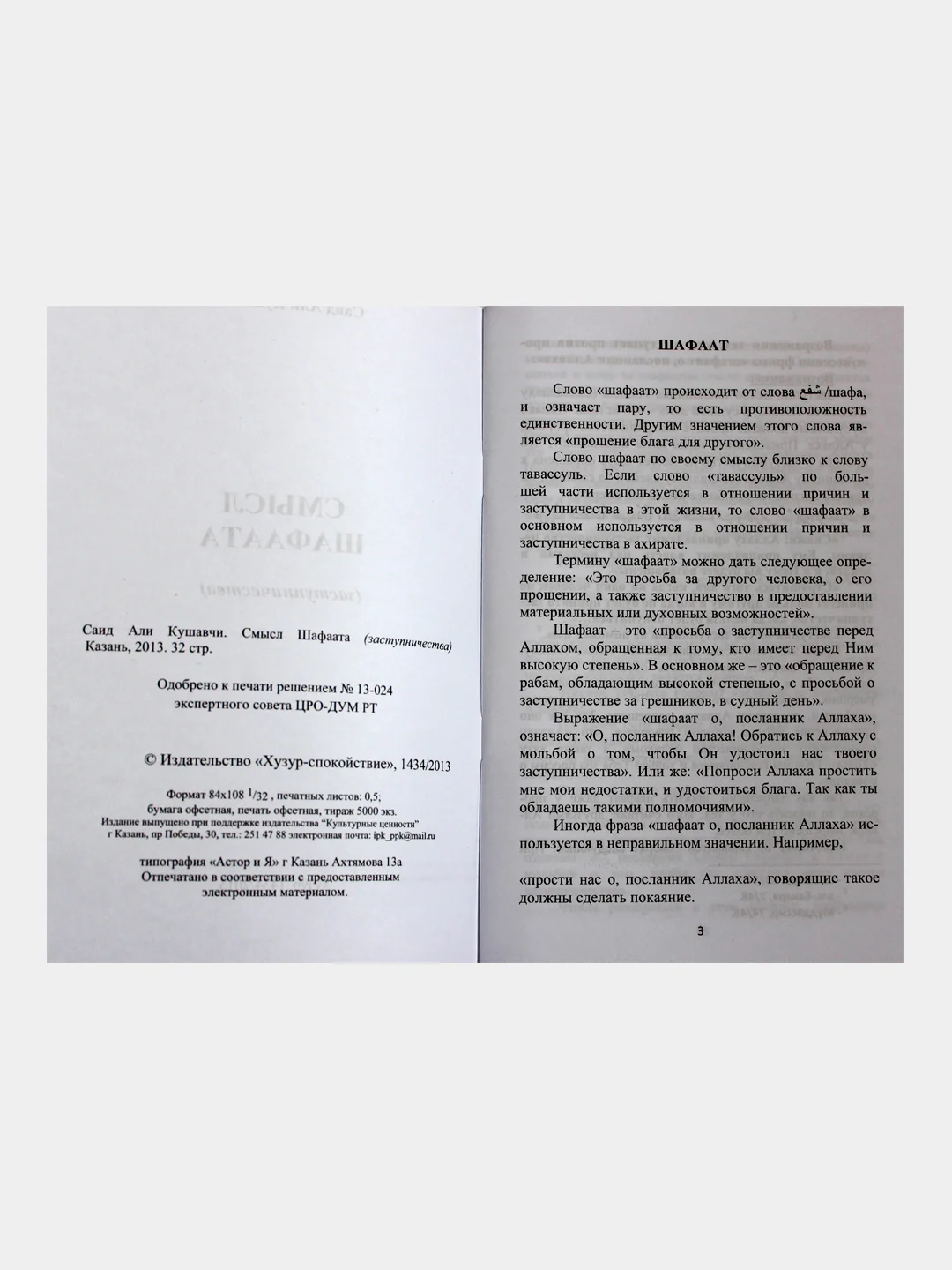 Смысл шафаата (заступничества). Прошение блага для другого. Книга по исламу. Хузур