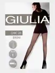 Колготки фантазийные Giulia Chic 20 Bikini, со стрелкой сзади
