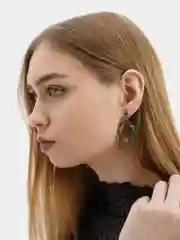 Серьги подвески со стразами Atropos