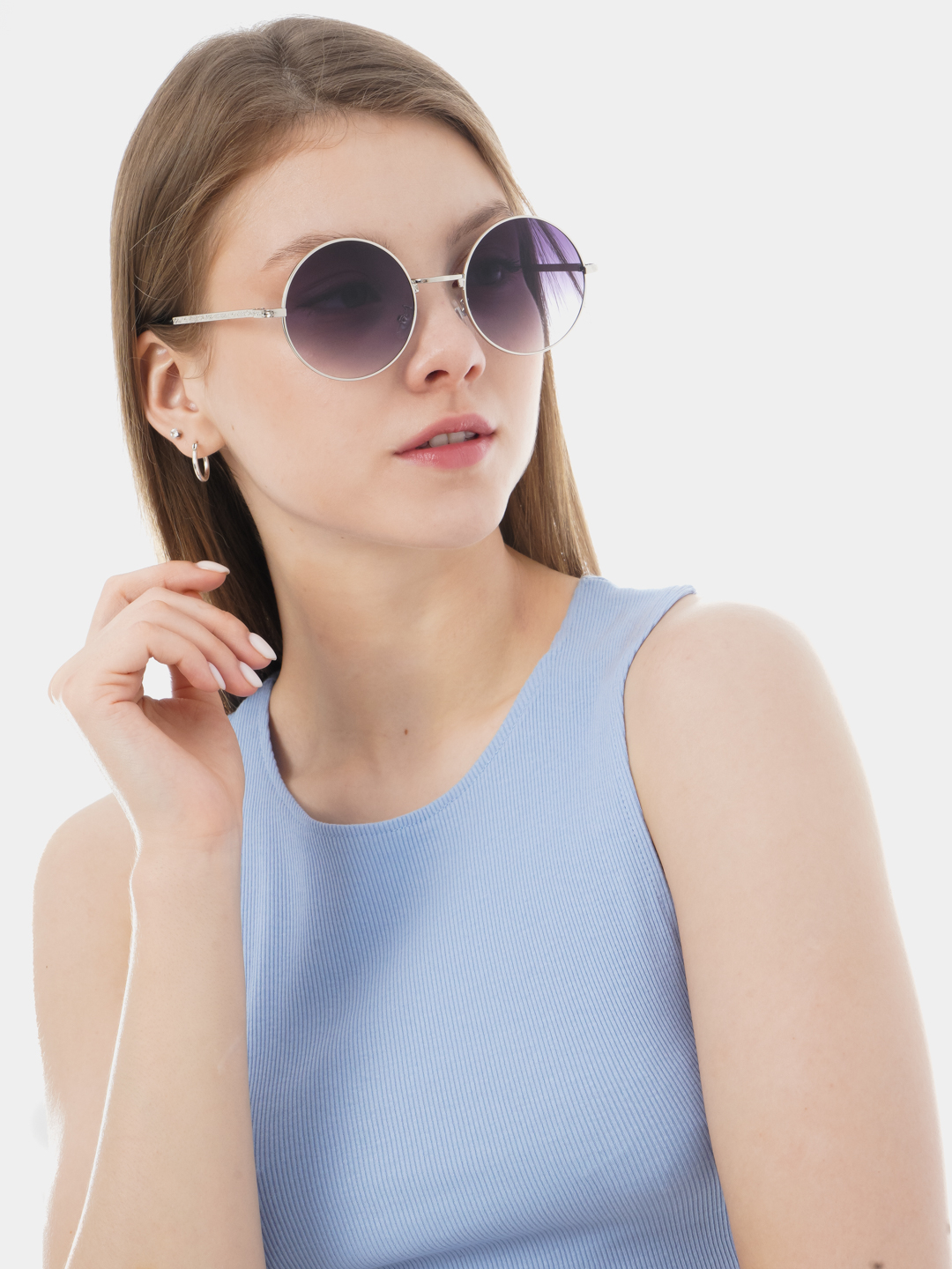 Женские круглые очки купить по цене 390 ₽ в интернет-магазине KazanExpress