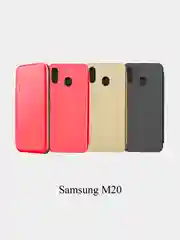 Чехол книжка для Samsung A20 A30 M20 A51 J5 2017 J2 Core J8 2018 A01 Core A41 Note 10 Pro