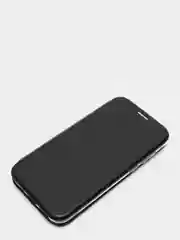 Черный чехол книжка на Huawei Honor P40 Pro