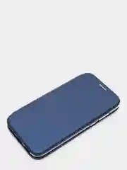 Темно-синий чехол книжка на Huawei Honor P40 Pro
