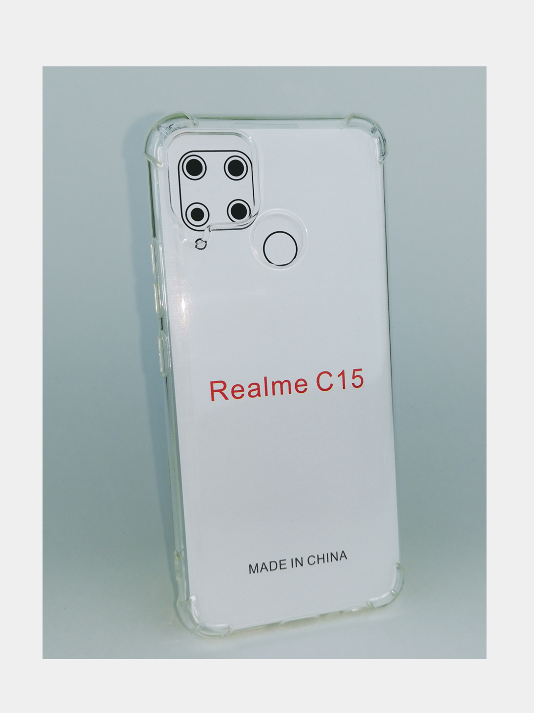 Realme C25s / Realme C25 Чехол прозрачный силикон плотный 1.5мм с защитой  углов CasExpress купить по цене 129 ₽ в интернет-магазине Магнит Маркет