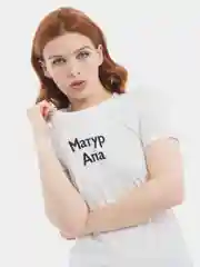 Женская футболка с вышивкой 100% хлопок