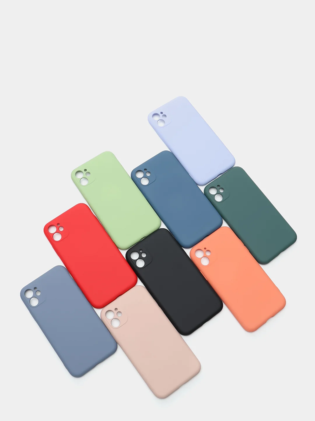 Зеленый чехол для iPhone XR / 12 айфон противоударный, силиконовый