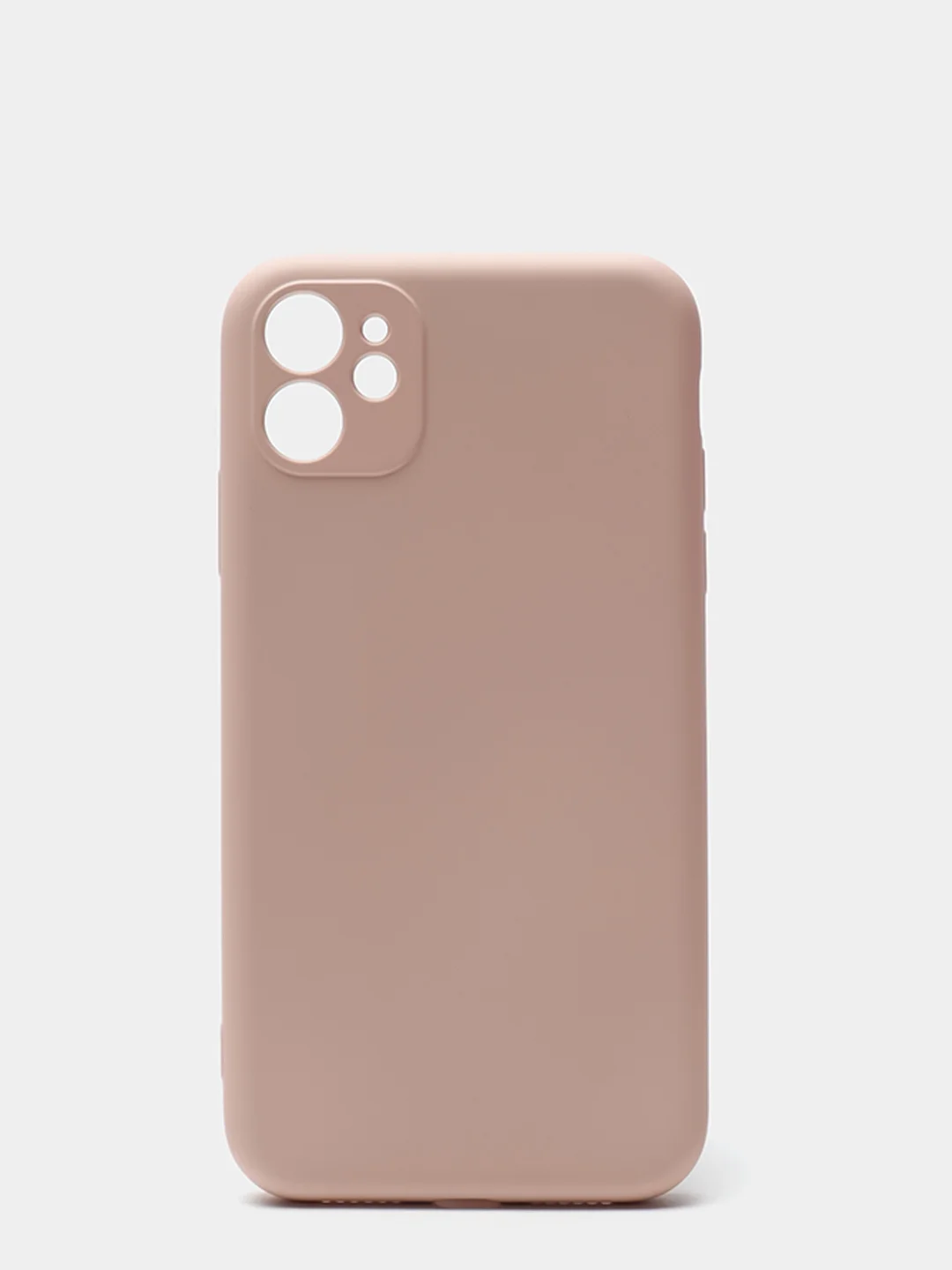 Розовый чехол для iPhone XR / 12 айфон противоударный, силиконовый