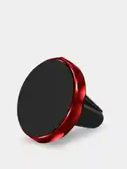 Красный магнитный автомобильный держатель для смартфона на дефлектор (многогранный)