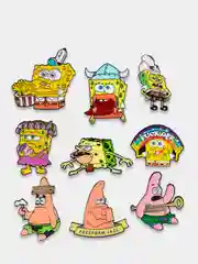 Значок-брошь Sponge Bob (Губка Боб), металлический