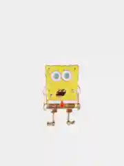 Золотой значок-брошь Sponge Bob (Губка Боб), металлический