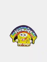 Синий значок-брошь Sponge Bob (Губка Боб), металлический