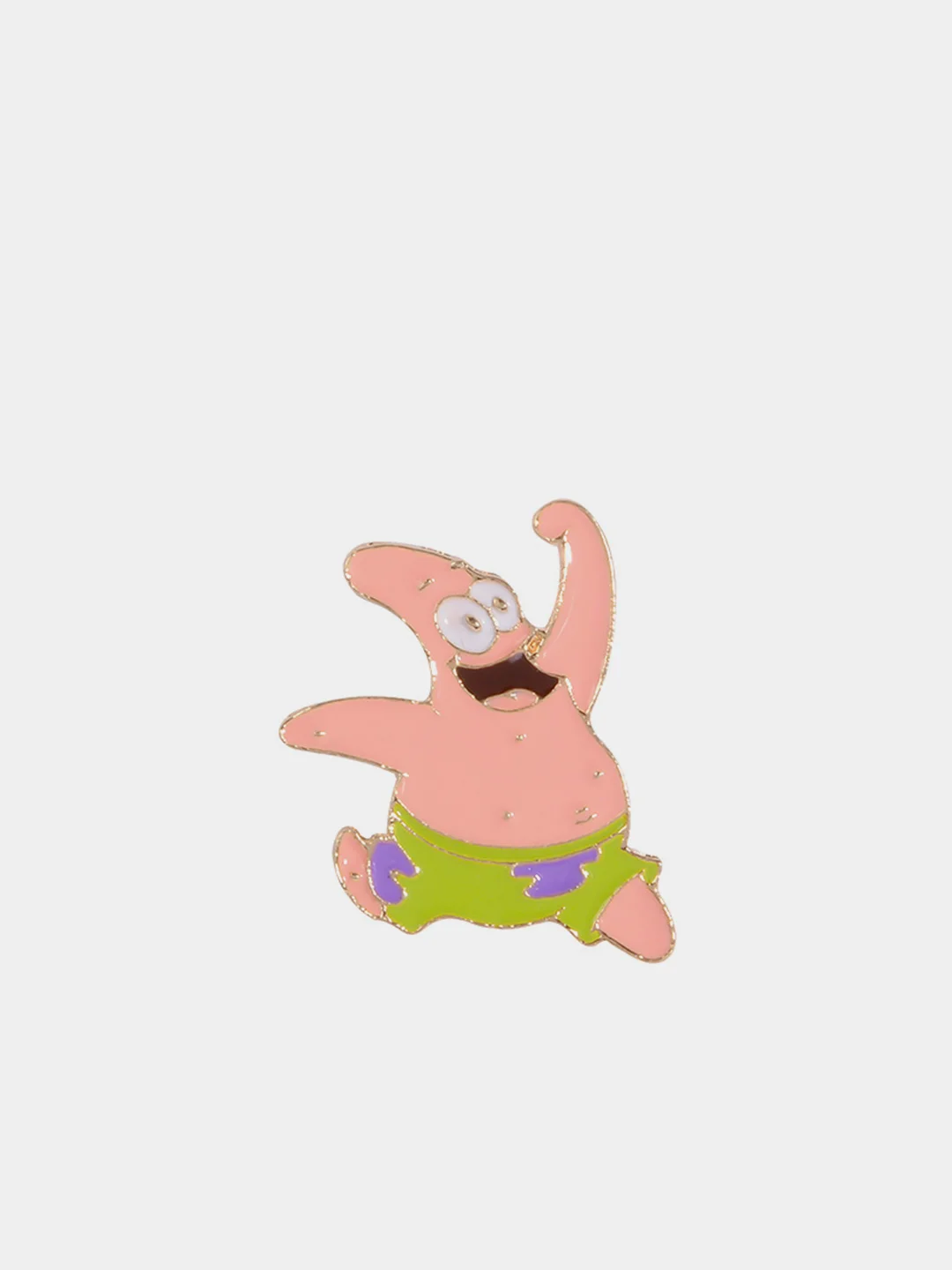 Коралловый значок-брошь Sponge Bob (Губка Боб), металлический