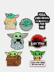 Металлический значок - брошь Yoda Star Wars