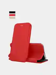 Чехол книжка для Poco F2 Pro (черный, красный, золотой)
