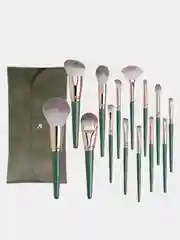 Кисти для макияжа / набор кистей для макияжа 14 шт + косметичка