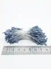Синий тычинки гипсовые фактурные