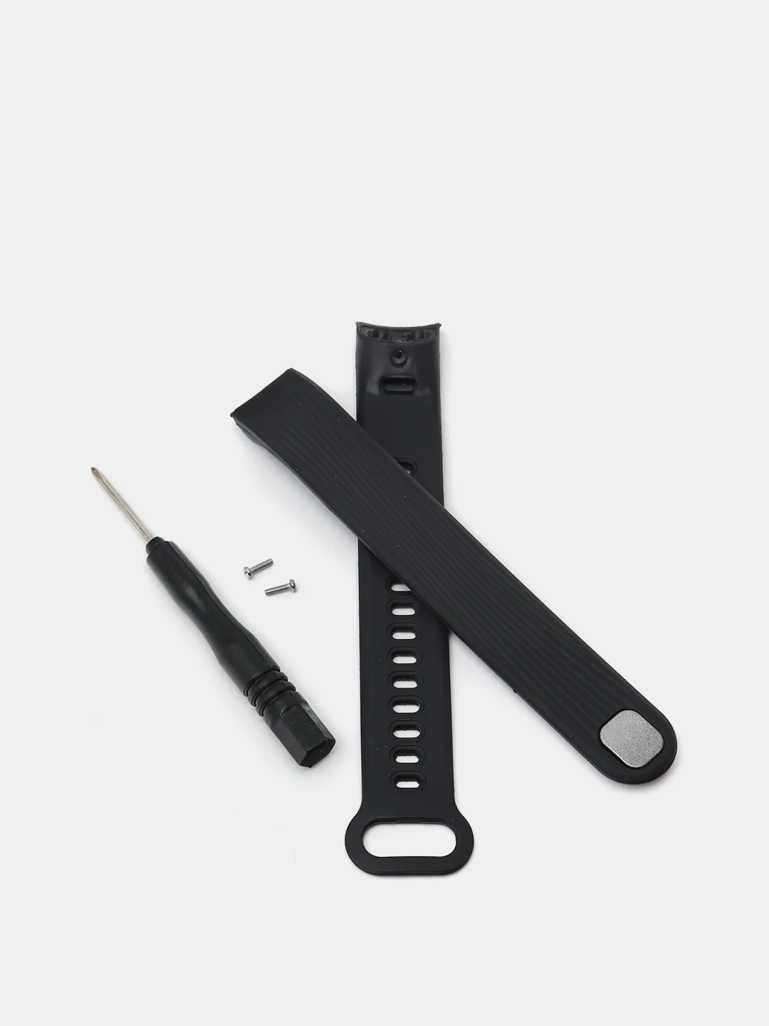 Черный силиконовый ремешок для Huawei Honor Band 3