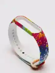 Прозрачный силиконовый ремешок для Xiaomi mi band 5 и 6 фитнес браслет с принтом