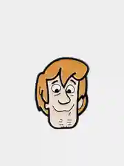 Терракотовый металлический значок-брошь Scooby Doo (Скуби Ду)