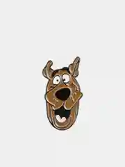 Коричневый металлический значок-брошь Scooby Doo (Скуби Ду)
