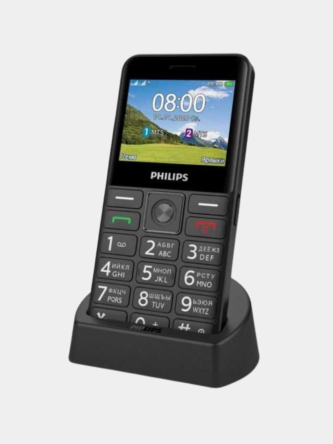 Мобильный телефон Philips Xenium E207, для пожилых купить по цене 3590 ₽ в  интернет-магазине Магнит Маркет