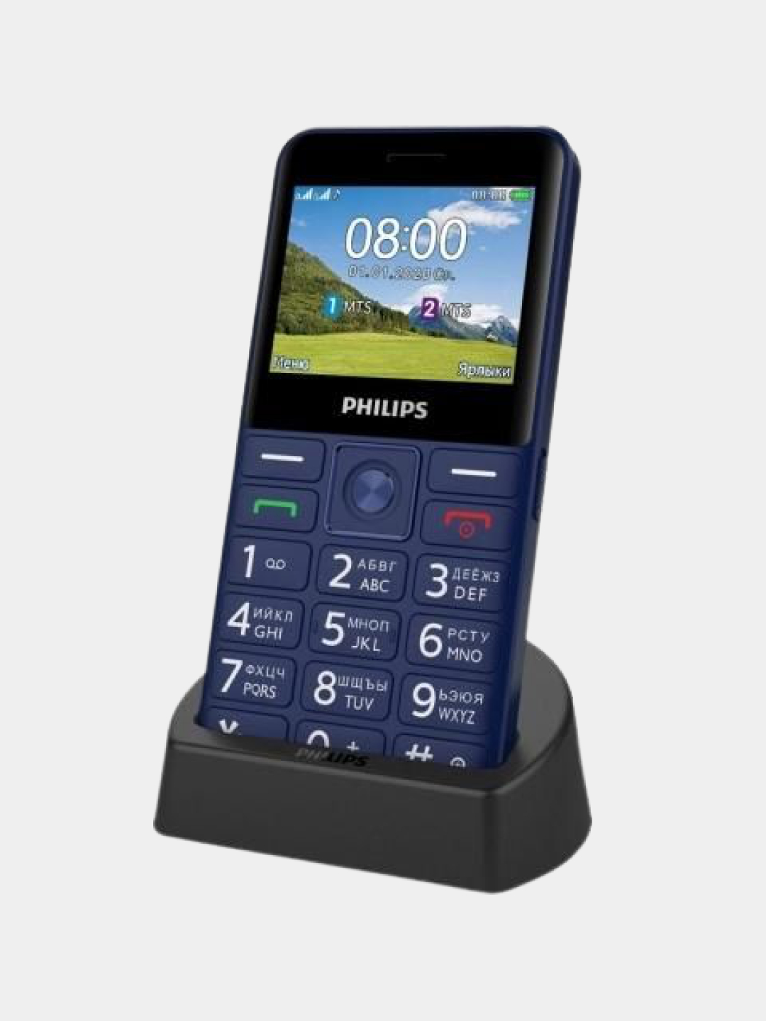 Мобильный телефон Philips Xenium E207, для пожилых купить по цене 3590 ₽ в  интернет-магазине Магнит Маркет