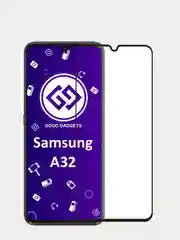 Защитное стекло для Samsung Galaxy A02s, A12, A32 4G, A52 с черной рамкой, 9D