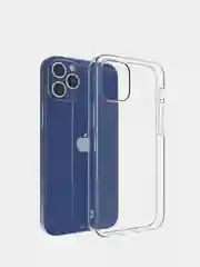 Силиконовый прозрачный ультратонкий чехол для iPhone 12, Mini 12, 12 Pro, 12 Pro Max
