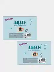 Альбом для рисования, А4, 20 л, скоба, картонная обложка, Юнландия
