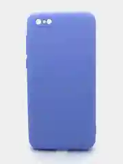 Голубой чехол силиконовый для Huawei Honor 7A, Y5 2018, 7S, с микрофиброй и защитой камеры