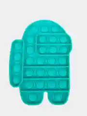 Бирюзовый пупырка амонг ас антистресс pop it игрушка