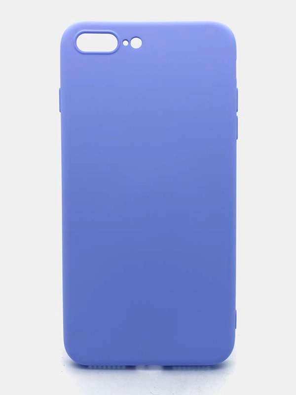 Чехол силиконовый для iPhone (Айфон) 8 Plus, 7 Plus, с микрофиброй и защитой камеры