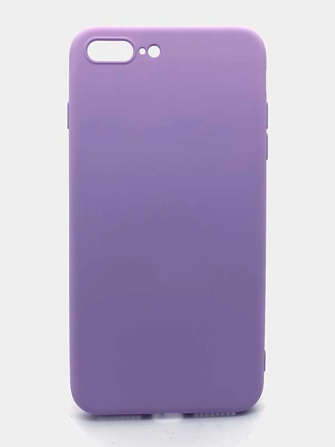 Фуксия чехол силиконовый для iPhone (Айфон) 8 Plus, 7 Plus, с микрофиброй и защитой камеры
