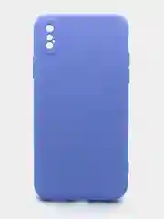 Чехол силиконовый с микрофиброй и защитой камеры для Apple Iphone X, Iphone XS (айфон)