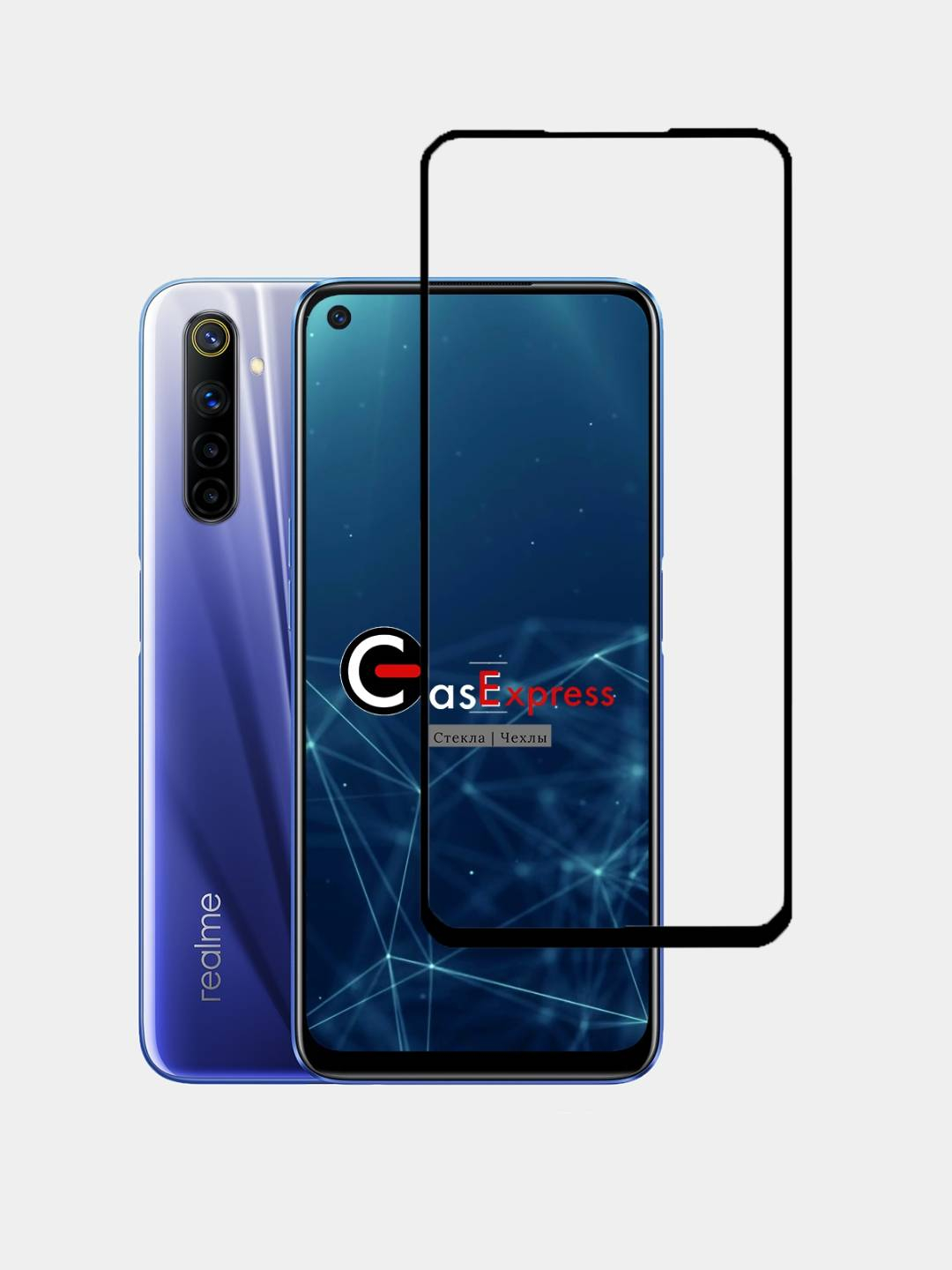 Realme 6 / Realme 7 Защитное стекло 21D CasExpress купить по цене 149 ₽ в  интернет-магазине KazanExpress