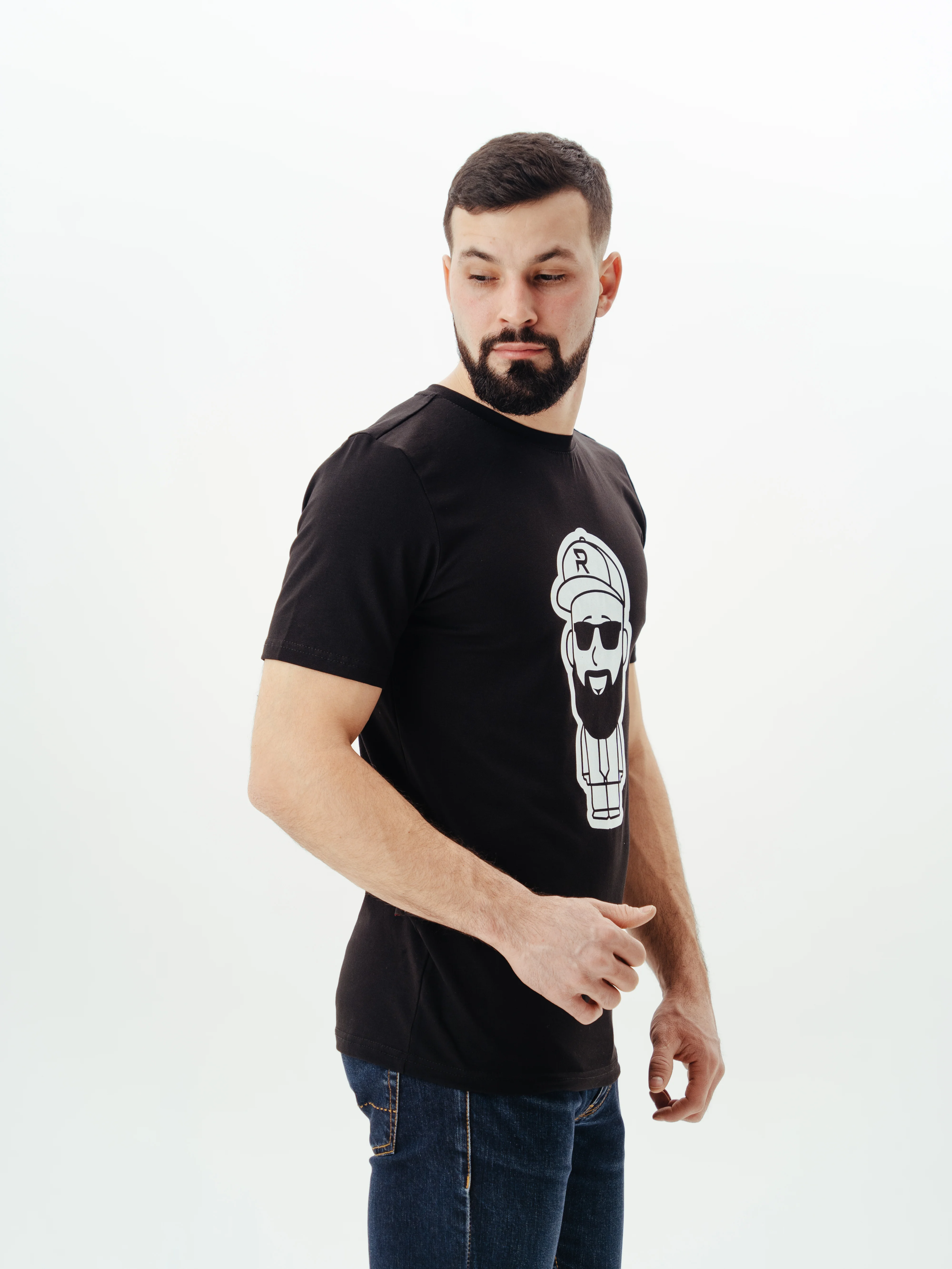 Белый футболка мужская ALGA