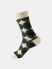 Бирюзовый носки цветные, яркие, классические, геометрия