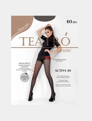 Колготки женские Teatro "Activa", графитовые, 40 ден