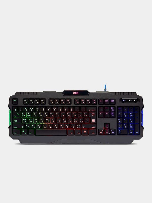 Игровая клавиатура Defender Legion RU с подсветкой RGB,19 Anti-Ghost