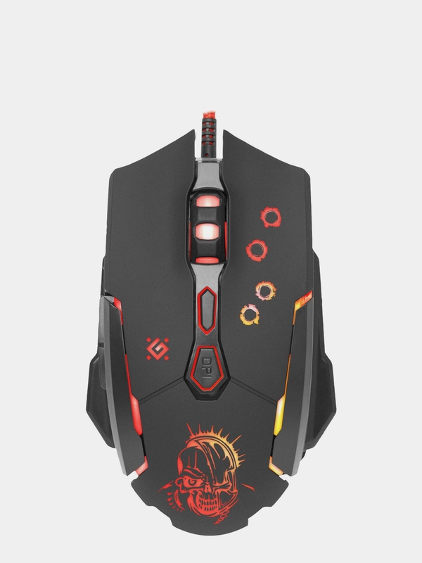 Игровая мышь с подсветкой Defender Killer GM-170L, 7 кнопок, 800-3200 dpi