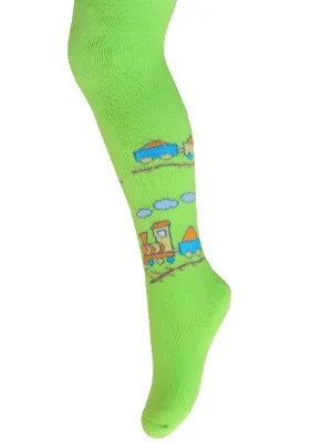 Зеленый колготки детские махровые Брестские  Beby арт.14С3265, модель (461)