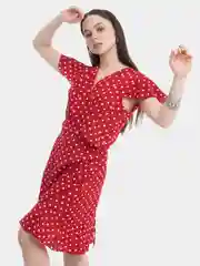 Платье в горошек