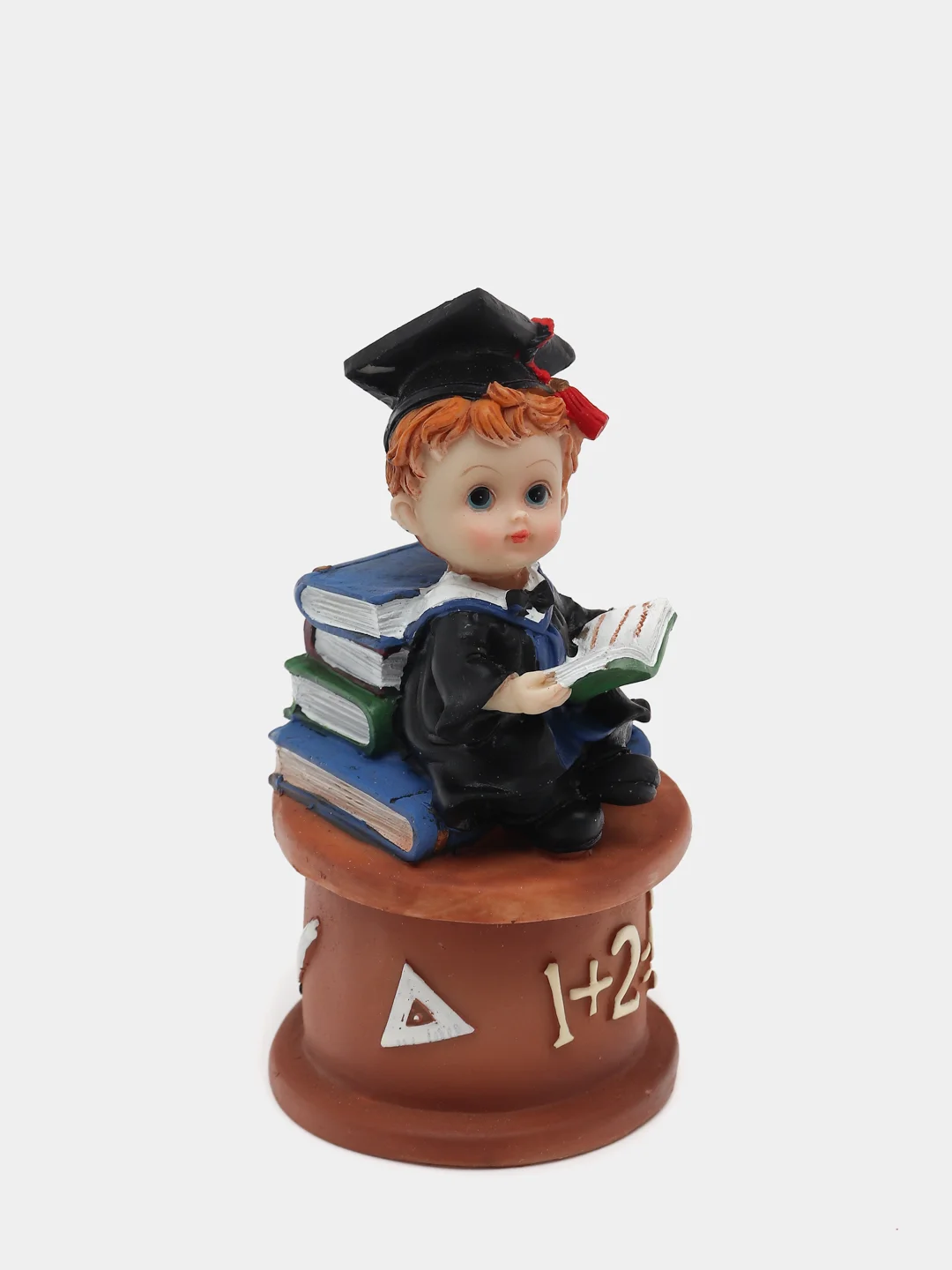 Шкатулка "Школьник на шкатулке, цифры"