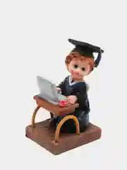 Фигурка "школьник с ноутбуком"
