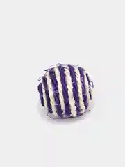 Фиолетовый мячик когтеточка из сизаля  / Игрушка для кошек