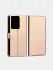 Золотой чехол-книжка для Samsung S20 Ultra, 3 расцветки