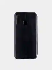 Черный чехол книжка для Samsung A60, 3 цвета