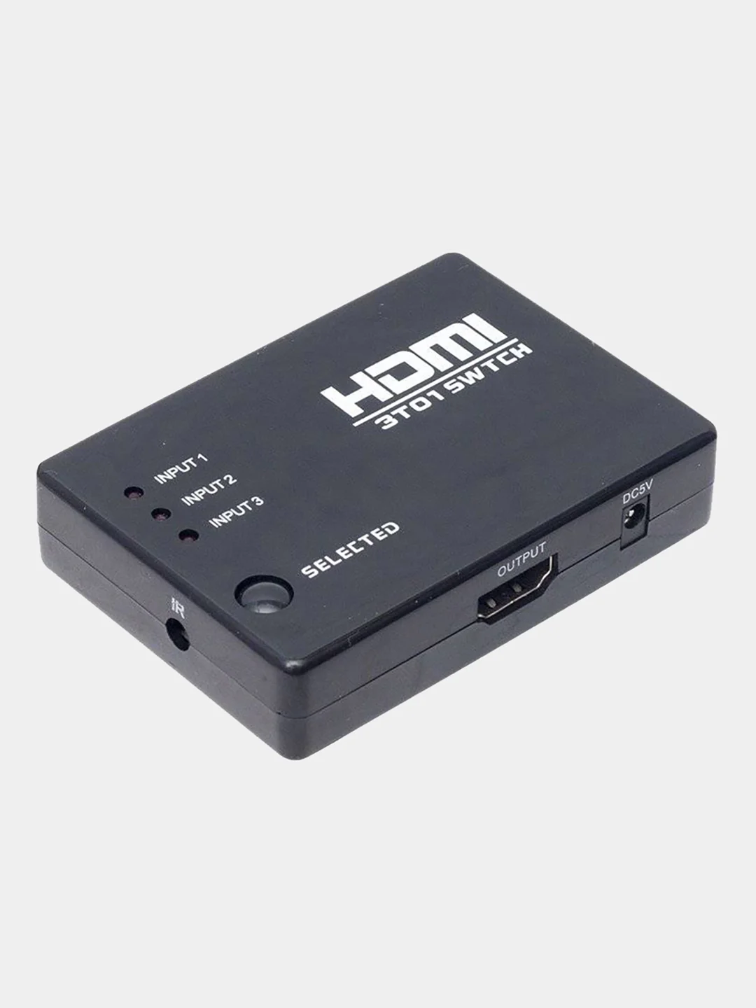 Переключатель видеосигнала HDMI 3 входа 1 выход 3T01 SWITCH с пультом ДУ