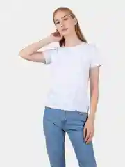 Белый футболка женская, однотонная, хлопок, базовая