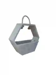 Серый ящик шестигранник Соты большой, подарочный из дерева
